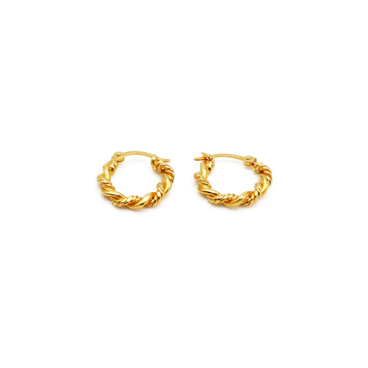 Spiral Hoop Earrings