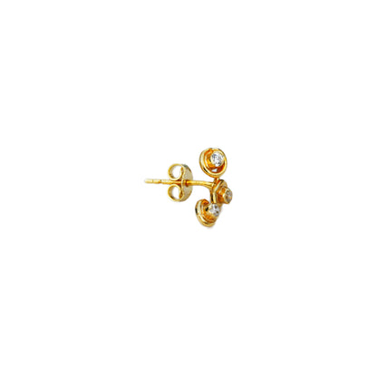 Whisper Earring Trio — Sterling Silver