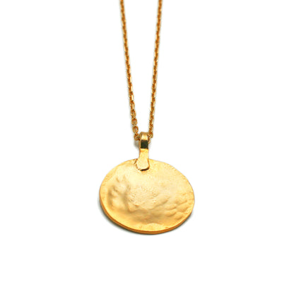 Medallion Necklace — Sterling Silver